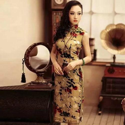 旗袍网红吃瓜图片,时尚与幽默的完美融合